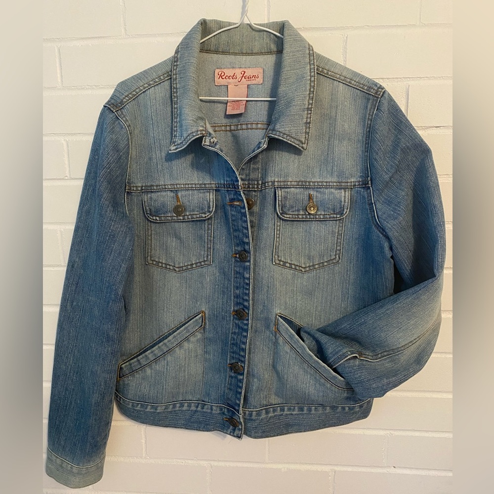 Women’s Roots denim jacket, size XL
